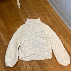 Free People knit oversized sweater, never worn